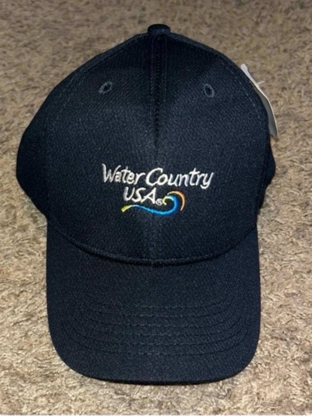 Water Country USA Navy Embroidered Baseball Cap